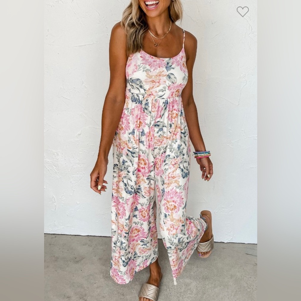 Spring Floral Jumpsuit